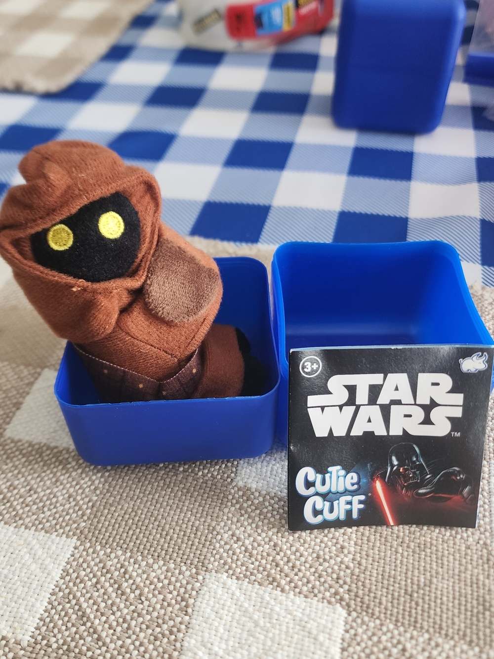 Star Wars Cutie Cuff Plush – Jawa / Ewok (New – Opened Only to Reveal Character)